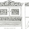 Cheap Vesterheim Amrud Acanthus Carving Pattern #75- Wall Cabinet With Plate Shelf
