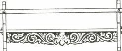 Flash Sale Vesterheim Amrud Acanthus Carving Pattern #73- Tallerkenrkenrekke (Plate Shelf)