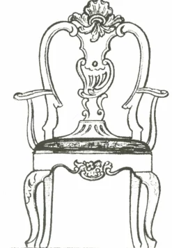 Cheap Vesterheim Amrud Acanthus Carving Pattern #70- Rokokostol (Rococo Chair)