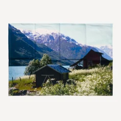 Flash Sale Susan Fosse AS Barn Tea Towel By Susan Fosse