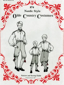 Cheap Lilleknappen, Inc Boy's Nordic Shirt And Knickers Pattern