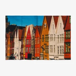 Online Susan Fosse AS Bryggen Tea Towel By Susan Fosse Of Norway