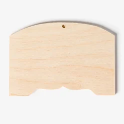 Best Sale Ruth Green Curved Top Trunk Wooden Ornament
