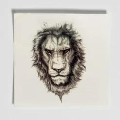 Outlet Tattly Custom Vesterheim Temporary Tattoos - Lion