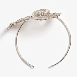 Flash Sale Embellishment Featherhead Bridal Tiara By Liz Bucheit