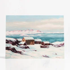 Cheap Prism Path Fisherman's Home By Peer Gulbrandsen - Vesterheim Collection Card