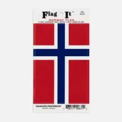 Innovative Ideas Novel Notions Norway Flag Decal Outlet
