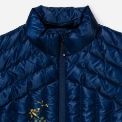 NORWAYintheUSA Norway Floral Down Jacket By Rock Expedition Blue New