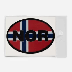 Clearance Innovative Ideas Novel Notions Norway Oval Flag Decal