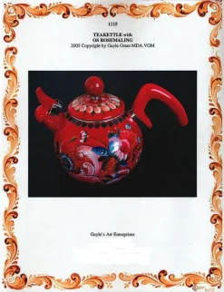 Gayle's Art Enterprises Os-Style Small Tea Kettle Pattern By Gayle Oram Cheap