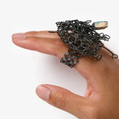 Fashion Sami Dreams Exhibit Ring (Breach 2 Series) By Teresa Faris