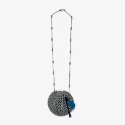 Clearance Sami Dreams Exhibit Round Sterling Silver Lien 14 Series Necklace By Teresa Faris