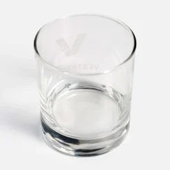 Vesterheim Museum Store Vesterheim Low Ball Cocktail Glass Hot
