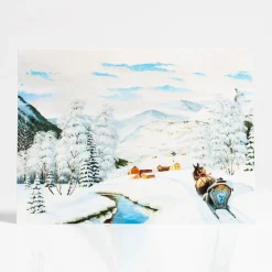 Cheap Prism Path Winter Scene By Reidar Rosenvinge - Vesterheim Collection Card