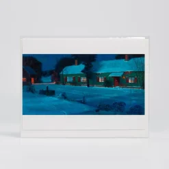 Best Prism Path Winter Scene By Svend Svendsen - Vesterheim Collection Card